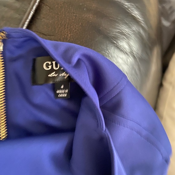Guess dress royal blue size 4 - Picture 3 of 3